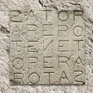 SATOR Square from Oppede, France